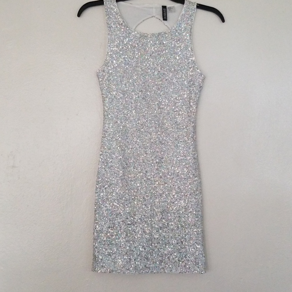 Divided by H&M Silver Dress